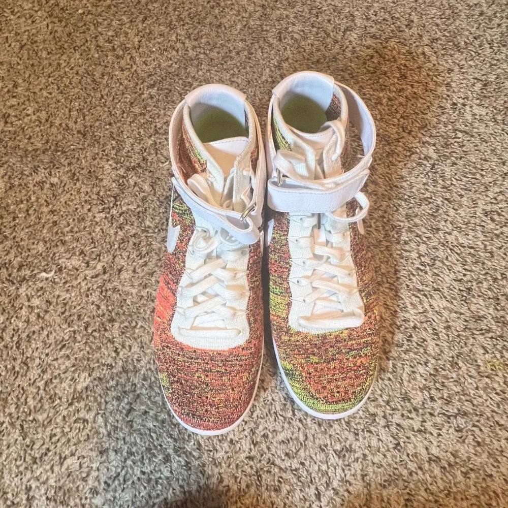 Nike Air Force 1‎ Ultra Flyknit High Men 11 Yellow Strike Multicolor 817420-700
